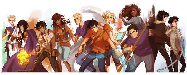 Os personagens de Percy Jackson e os Olimpianos